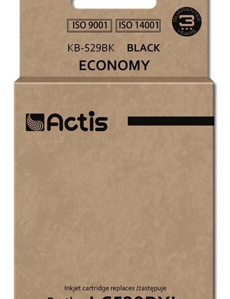 Actis Συμβατό Μελάνι Εκτυπωτή InkJet Brother LC529BK 58ml Μαύρο