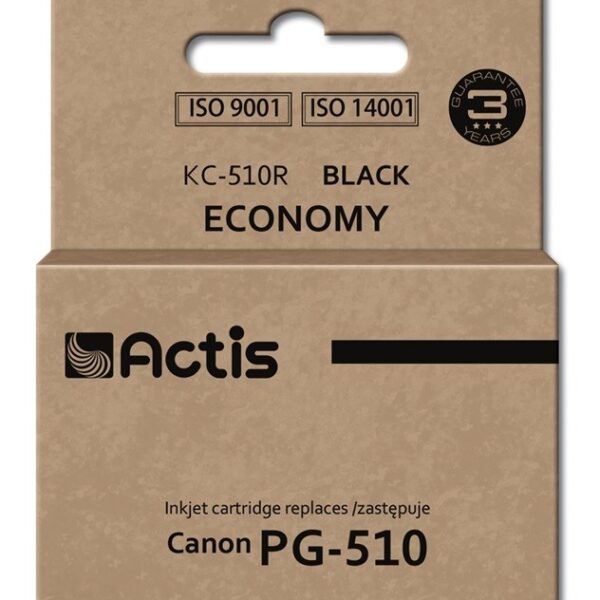 Actis Συμβατό Μελάνι Εκτυπωτή InkJet Canon PG-510 12ml Μαύρο