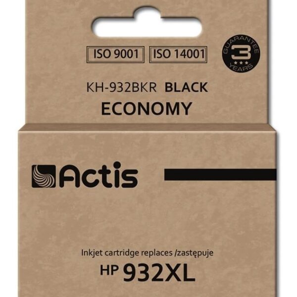 Actis Συμβατό Μελάνι Εκτυπωτή InkJet HP 932XL CN053AE 30ml Μαύρο