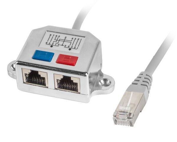 Lanberg Splitter Adapter FTP Cable 15cm
