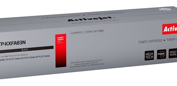 Active Jet Συμβατό Toner για Laser Εκτυπωτή Panasonic KX-FA83 2600 Σελίδων Μαύρο