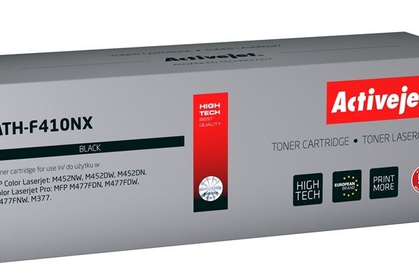 Active Jet Συμβατό Toner για Laser Εκτυπωτή HP 410X CF410X 6500 Σελίδων Μαύρο
