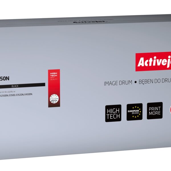 Active Jet Συμβατό Drum για Laser Εκτυπωτή Lexmark E250X22G Μαύρο