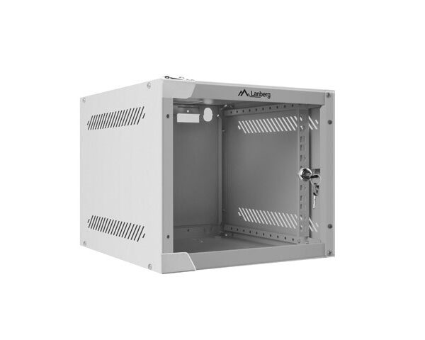 Lanberg Επιτοίχια Καμπίνα Rack 4U 28x31x24.7cm Γκρι WF10-2304-10S