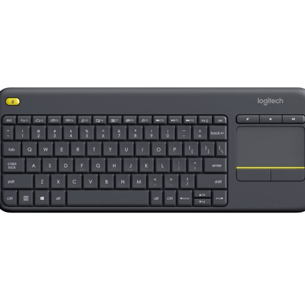 Logitech K400 Plus keyboard RF Wireless Dutch Black