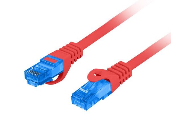 Lanberg S/FTP Cat.6a Cable 1m Κόκκινο