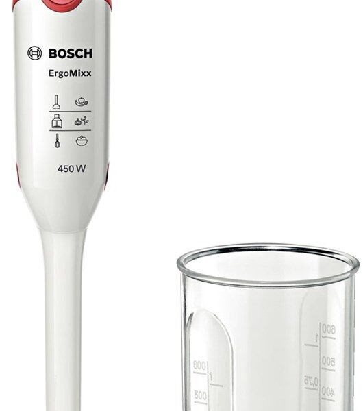 Bosch MSM64010 blender Immersion blender 450 W Red, White
