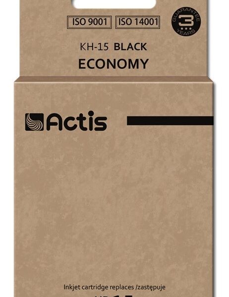 Actis Συμβατό Μελάνι Εκτυπωτή InkJet HP 15 C6615N 44ml Μαύρο