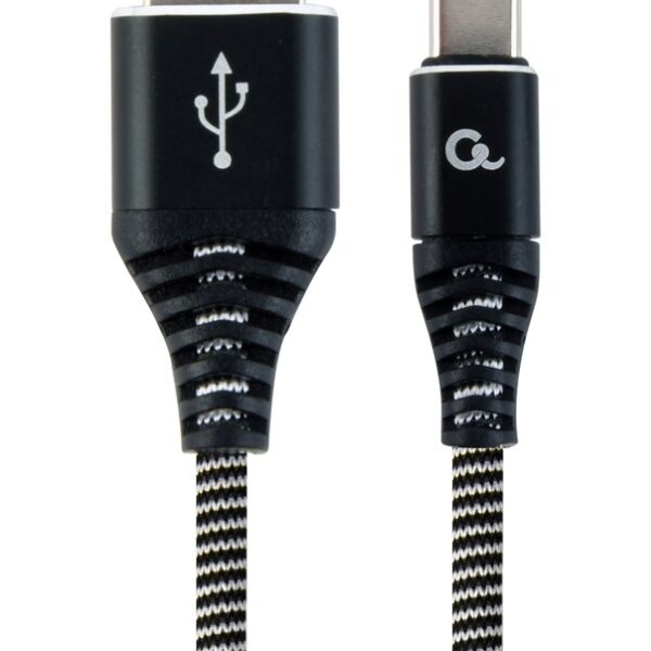 Gembird USB 2.0 USB-C male - USB-A 2m (CC-USB2B-AMCM-2M-BW)
