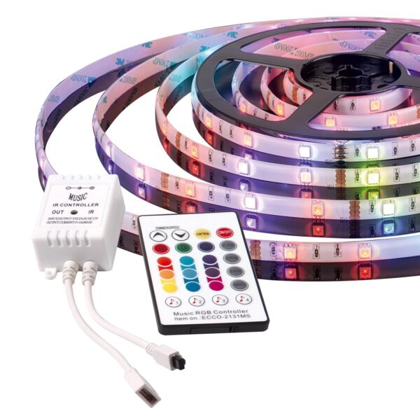 Active Jet Αδιάβροχη Ταινία LED AJE-LED MUSIC 12V RGB 3m