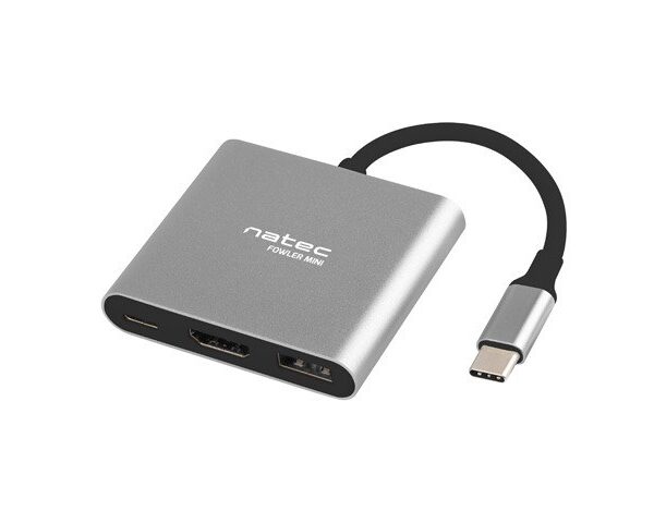 Natec Fowler Mini USB-C Docking Station με HDMI 4K PD