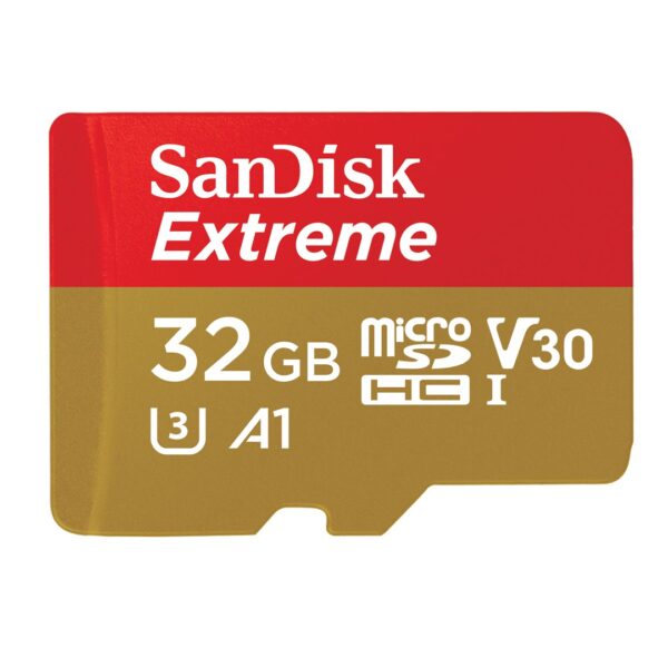 Sandisk Extreme Action microSDHC 32GB Class 10 U3 V30 A1 UHS-I