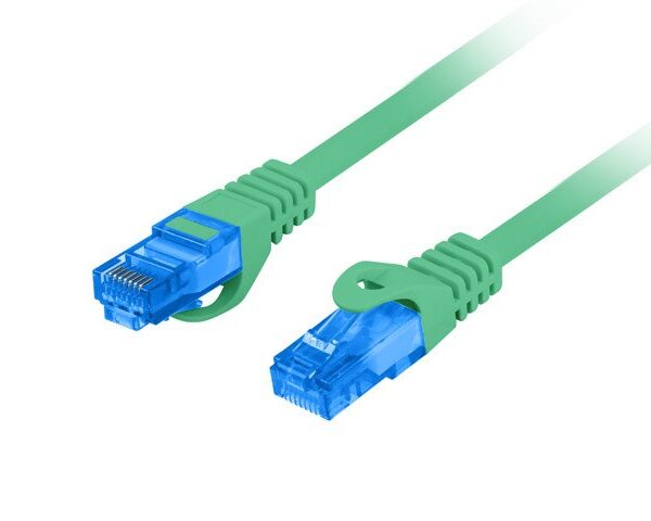 Lanberg S/FTP Cat.6a Καλώδιο Δικτύου Ethernet 0.5m Πράσινο