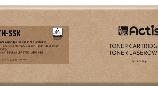 Actis Συμβατό Toner για Laser Εκτυπωτή HP 55X CE255X 12500 Σελίδων Μαύρο