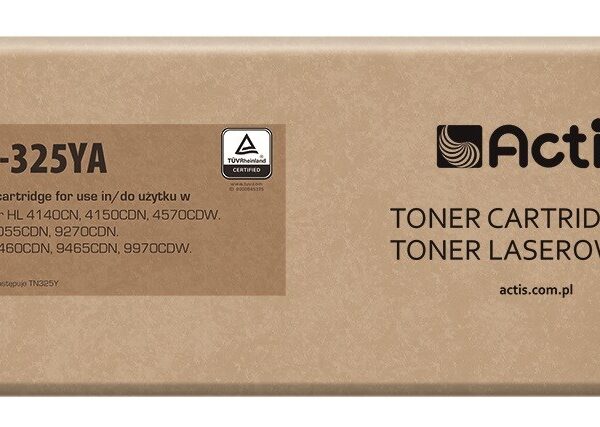 Actis Συμβατό Toner για Laser Εκτυπωτή Brother TN-325Y 3500 Σελίδων Κίτρινο