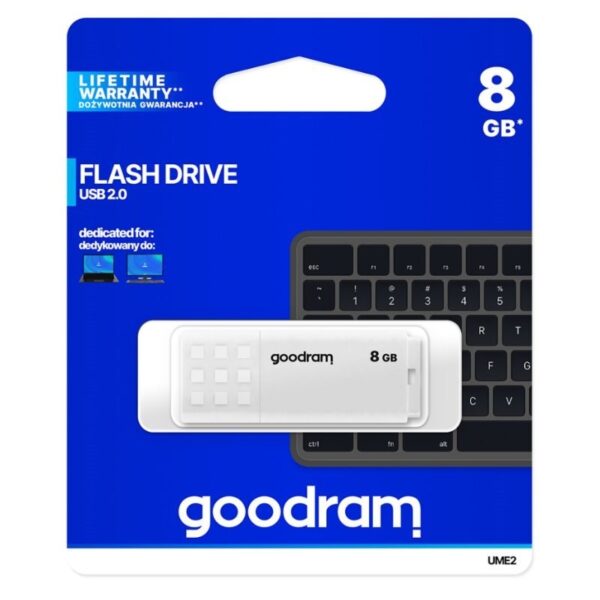 GoodRAM UME2 8GB USB 2.0 Λευκό