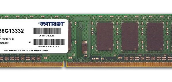 Patriot Memory 8GB PC3-10600 memory module 1 x 8 GB DDR3 1333 MHz