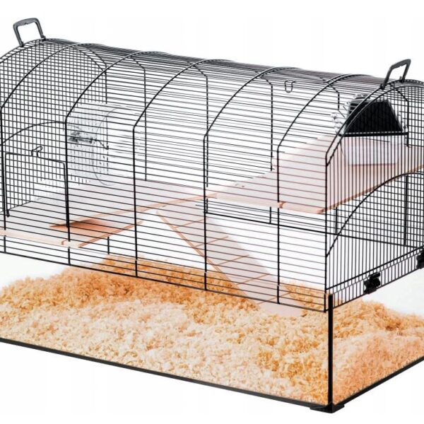 ZOLUX Cage NeoPanas XL with glass cuvette, black