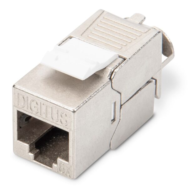 Digitus CAT 6A Keystone module, shielded, tool-free mounting connection