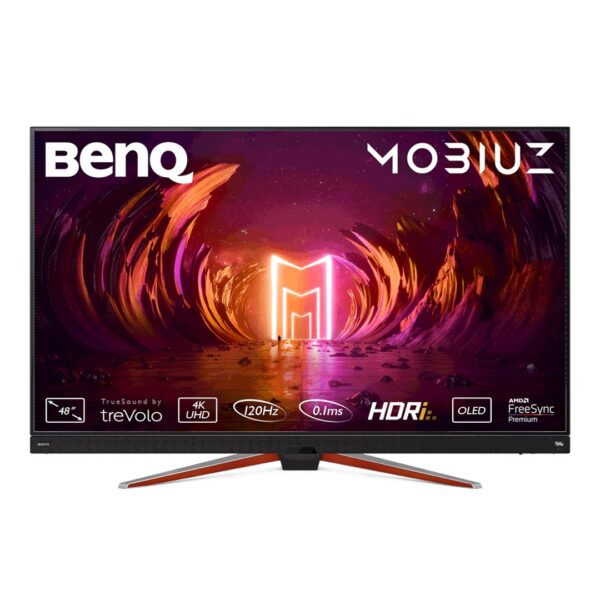 BenQ EX480UZ computer monitor 121.9 cm (48") 3840 x 2160 pixels 4K Ultra HD OLED Grey