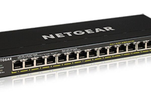 NETGEAR GS316PP Unmanaged Gigabit Ethernet (10/100/1000) Power over Ethernet (PoE) Black