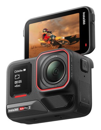 Insta360 Ace Pro 2 action sports camera 50 MP 8K Ultra HD 25.4 / 1.3 mm (1 / 1.3") Wi-Fi 177.7 g