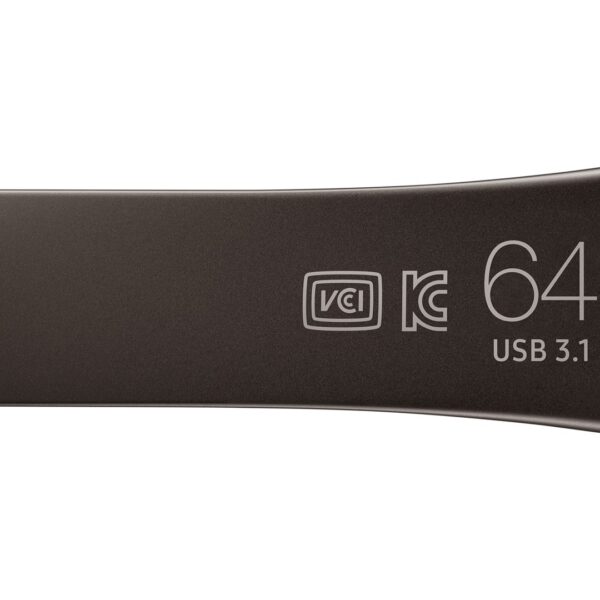 Samsung MUF-64BE USB flash drive 64 GB USB Type-A 3.2 Gen 1 (3.1 Gen 1) Grey