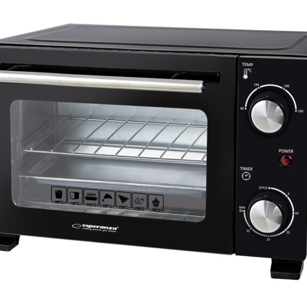 Esperanza EKO007N Mini Oven 10 l 800 W Black