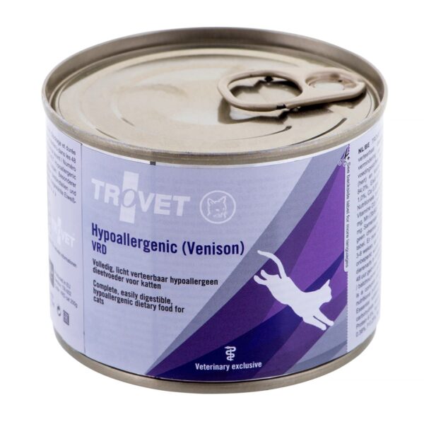 TROVET Hypoallergenic VRD with venison - wet cat food - 200g