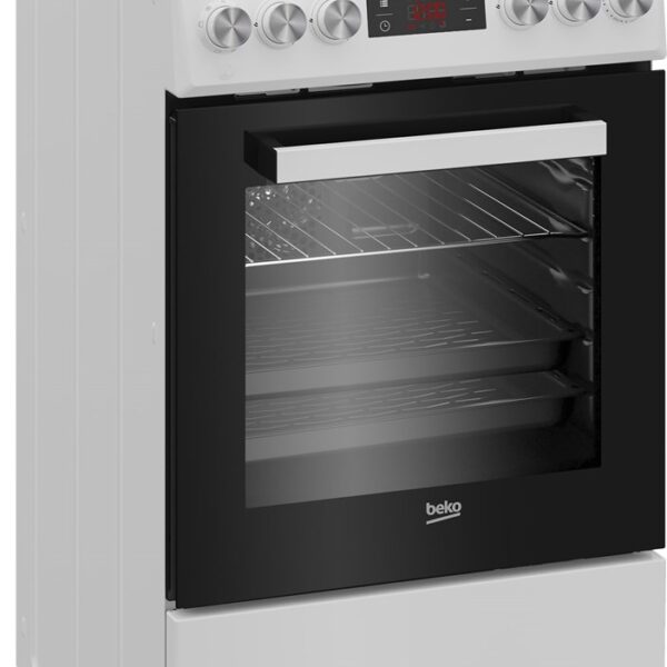 Beko FSE52323DWD cooker Freestanding cooker Electric Gas White