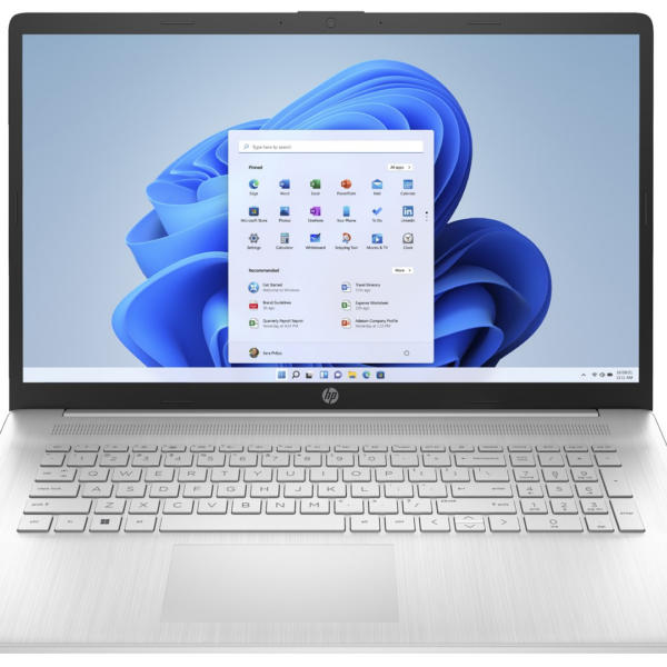 HP 17-cp3114nw AMD Ryzen™ 7 7730U Laptop 43.9 cm (17.3") Full HD 16 GB DDR4-SDRAM 512 GB SSD Wi-Fi 6 (802.11ax) Windows 11 Home Silver