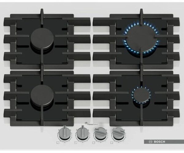 Bosch Serie 6 PPP6A2I40 Gas hob White, Black