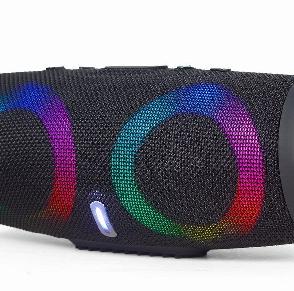Gembird SPK-BT-LED-02 portable/party speaker Mono portable speaker Black 10 W