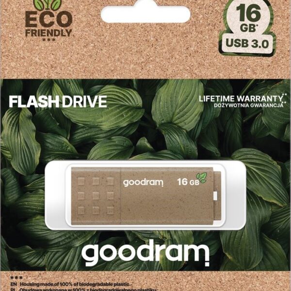 GOODRAM FLASHDRIVE 16 GB ECO FRIENDLY USB 3.0 RE