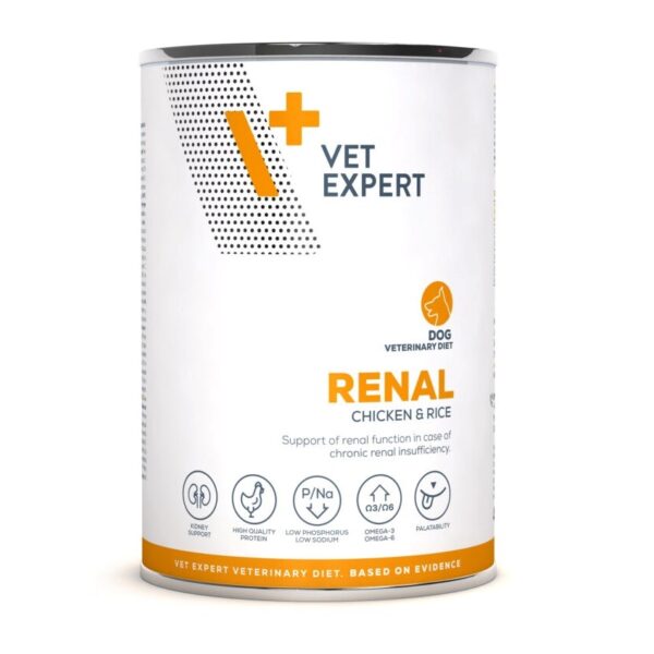 VET EXPERT Renal Chicken - wet dog food - 400g