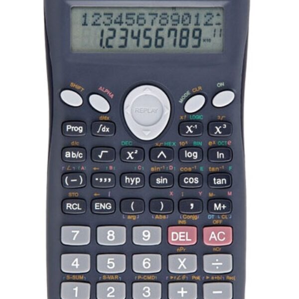 Vector KAV CS-103 scientific calculator, 279 functions, 80x170mm, black