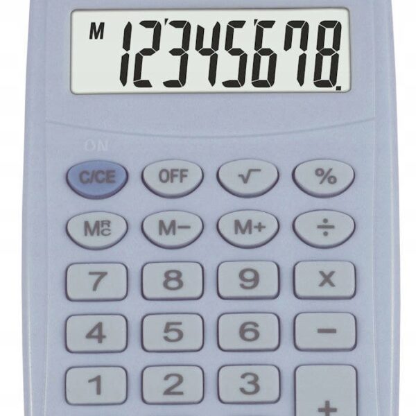 Vector KAV VC-210 LB pocket calculator, 8 digits, 64x98.5 mm, light blue