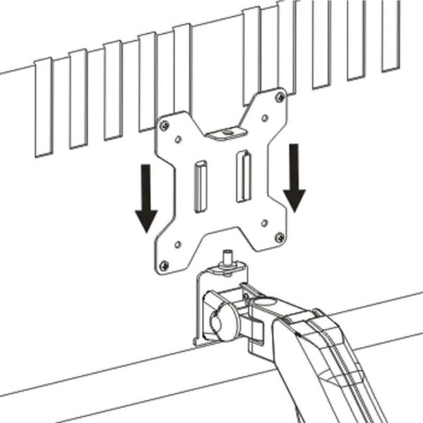 HOLDER FOR 1 LED/LCD MONITOR 13-27" L-11GD ART