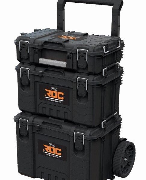 SET OF 3 TOOLBOXES ROC PRO GEAR 2,0 KETER