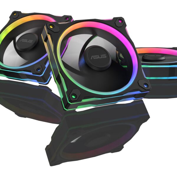 ASUS Prime MR120 Fan ARGB Black 3in1 Computer case 12 cm