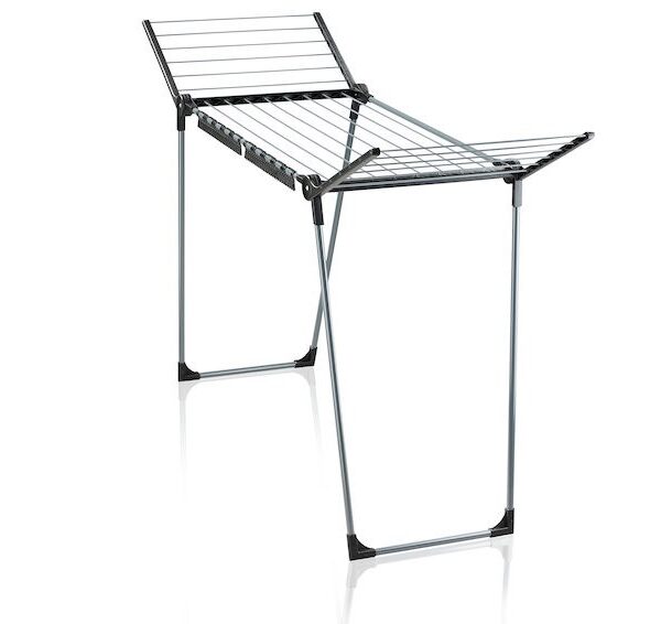 Pegasus 150 Solid Black LEIFHEIT upright dryer