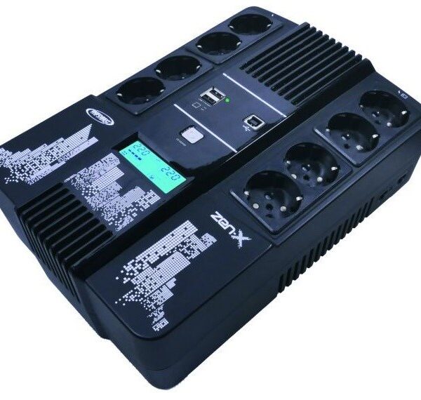Infosec Zen-X 1000 uninterruptible power supply (UPS) Line-Interactive 1 kVA 600 W 8 AC outlet(s)