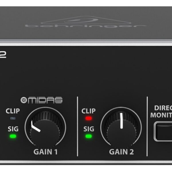 Behringer UMC22 supplementary music equipment Concert/Studio Pre-amp