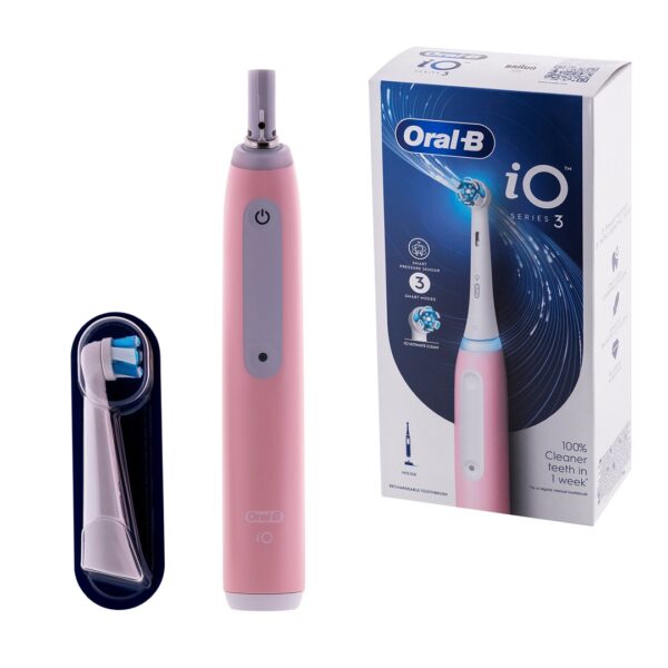 Oral-B IOSERIES3ICE rotary-pulsating electric toothbrush for adults pink