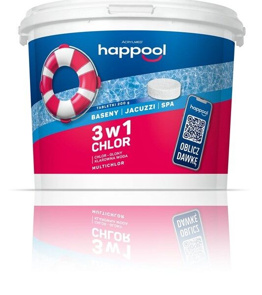 Acrylmed MULTICHLOR Multifunctional chlorine release tablets 200 g / 3 kg