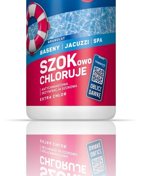 Acrylmed EXTRA CHLOR Granules for controlling algae, fungi and bacteria in swimming pools, 1 kg