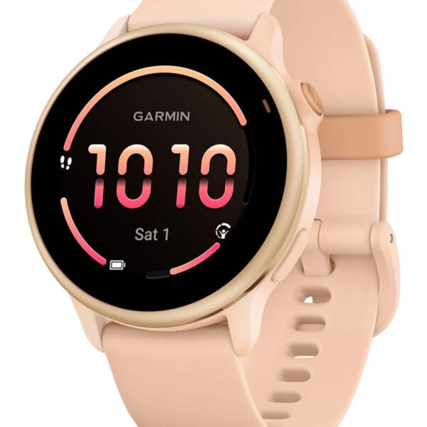 Garmin vívoactive 6 3.05 cm (1.2") AMOLED 42 mm Digital 390 x 390 pixels Touchscreen Pink Wi-Fi GPS (satellite)