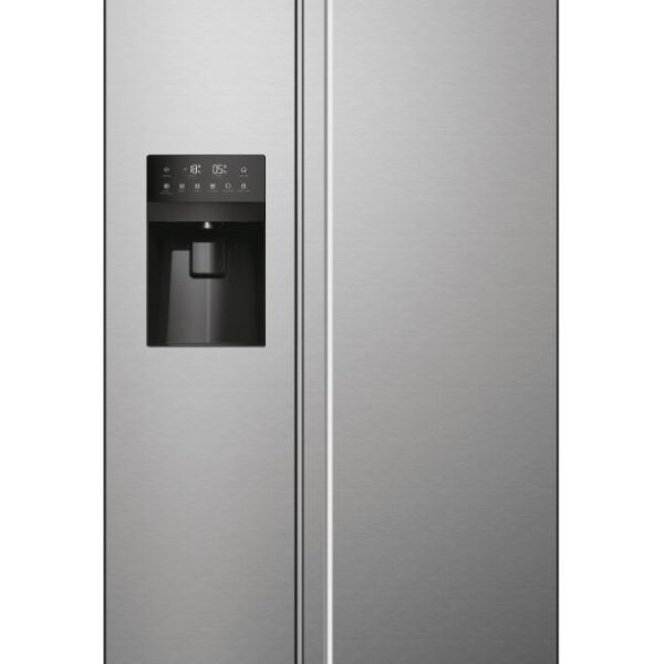 Haier SBS 90 Serie 5 HSR5918DIMP Free-standing double-sided fridge-freezer combination 511 l D Platinum, stainless steel