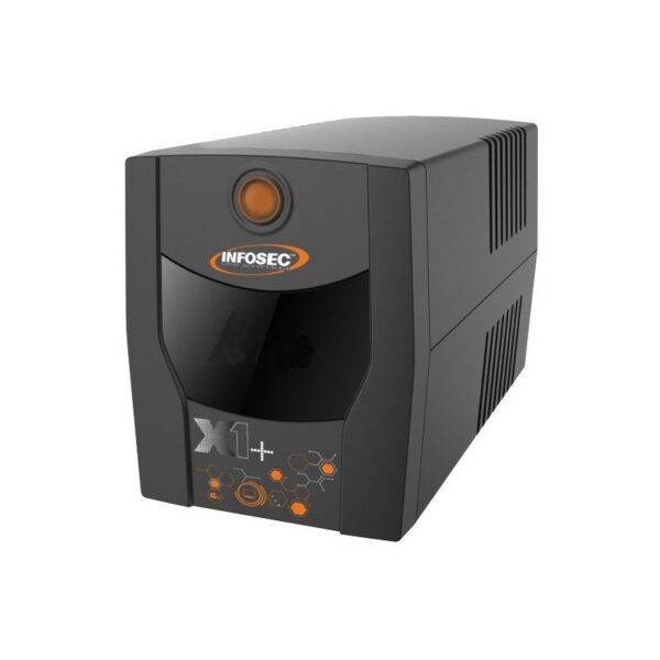 Infosec INF_661130 Backup Power Supply UPS X1+ 1000 IEC, 1000VA, 500W, 4× C13