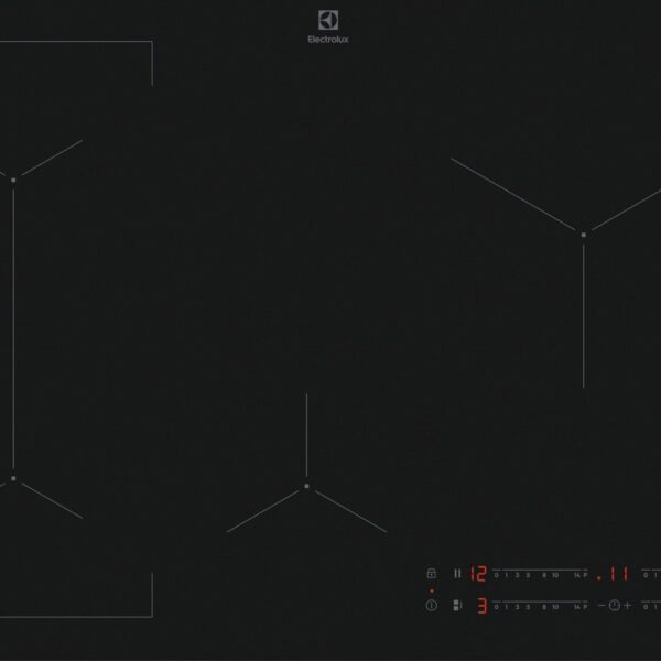 Electrolux EIV83443CT Black Built-in 78 cm Zone induction hob 4 zone(s)